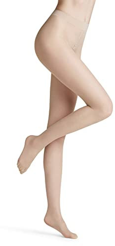 FALKE Damen Strumpfhose Pure Matt 20 DEN W Ti transparent einfarbig 1 Stück, Hautfarben Crystal 4409, M-L