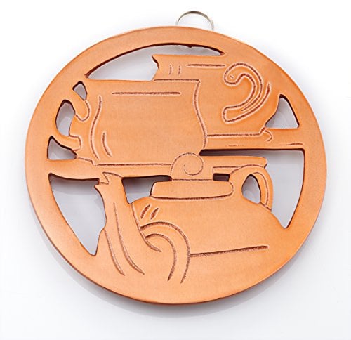 Copper Tea Time Trivet, 8¼
