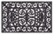 Hanse Home Paillasson en Caoutchouc pour l'intérieur et l'extérieur - 45 x 75 cm - Tapis en Caoutchouc - Paillasson d'extérieur - Ornements - Aspect Fonte - Résistant aux intempéries - Antidérapant -