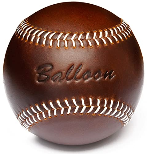 The Balloon Massageball aus Leder braun klein 6 cm Durchmesser - Faszienball im Baumwollbeutel, Einzeln oder als Set