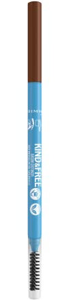 Rimmel London Kind & Free Augenbrauenstift Brow Definer, natürliche Pigmente, natürliche Wirkung, vegane Formel - 006 - Espresso, 0,09 g