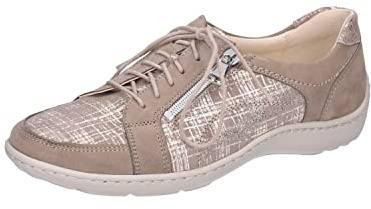Waldläufer Damen-Schnürer - H beige (8), Gr. 8