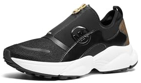 Michael Kors Damen-Sneaker, Braun Multi, 42.5 EU