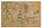Mittelerde Karte Herr der Ringe Poster (3) Leinwand-Kunstposter und Wandkunstdruck, moderne Familiendekor-Poster, 60 x 90 cm