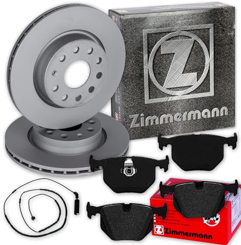 Zimmermann Bremsscheiben 320mm + Beläge hinten passend für 3er E46 330i 330d