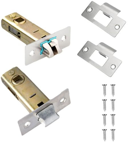 2 Pcs Tubular Latch Tubular Door Mortice 45mm Latch Tubular for Various Door Lock Handles
