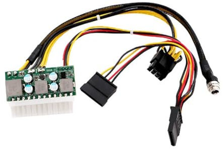 PRATYAHARA Módulo de fuente de alimentación DC-ATX de 120 W, 24 pines, interruptor PSU Auto Mini ITX High DC-ATX, módulo de alimentación ITX Accesorios