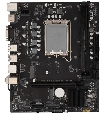 H610 Gaming Motherboard, LGA 1700 64GB Dual Channel DDR4 Support XMP Gaming Motherboard, NVME 2.0, Pcie 4.0, HDMI, VGA, for PC DIY Gamer