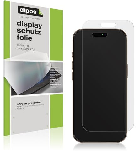 dipos I 4X Schutzfolie matt kompatibel mit Apple iPhone 16 Pro Folie Displayschutzfolie, Ultra-Dünn, Entspiegelt, Case-Friendly