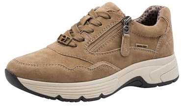 Tamaris Wide FIT Sneaker Materialmix Leder/Textil H-Weite