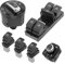KAOLALI 6 interruttori alzacristalli per VW Golf 5 6, faro interruttore luce finestra specchio per Passat Tiguan Jetta, 5ND959857 5ND941431B 5ND959565B 5ND959855