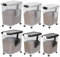 Taylor & Brown Airtight Pet Food Storage Container With Plastic Measuring Scoop Treats For Pet Dog Cat Animal Dry Food Dispenser With Casters (Grey, 20 Litre)