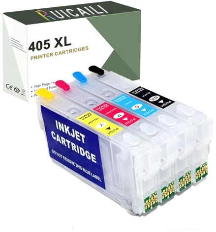 405xl 405 Nachfüllbare Tintenpatrone mit automatischem Reset-Chip für Epson WF-4820 WF-4825 WF-4830 WF-7830 WF-7835 WF-7310 WF-7840 WF-7830 WF-7835 WF-7310