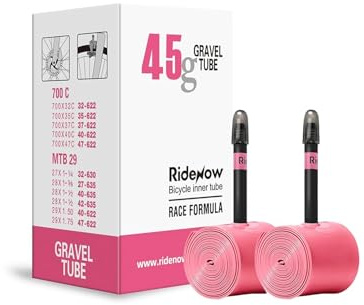 2er‑Pack TPU-Innenschläuche – Ultraleicht 700×18–32C & 32–47C Fahrradschläuche mit SV (Sclaverand/Presta-Ventil) 45/65/85mm – ideal für Rennrad & Gravel‑Bike