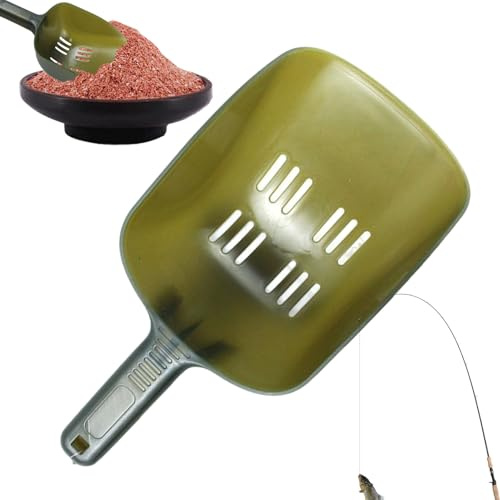 Fishing Bait Scoop,Bait Throwing Shovel with Holes for Feeding | Spoons Portable Feeding Tools for Beach Boat Outdoor Beginners Kayak Camping Freshwater Saltwater