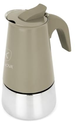 KASANOVA Caffettiera induzione 4 tazze taupe