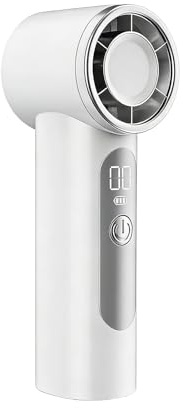 Hiemible Mini Ventilador Manual | Herramienta de Enfriamiento Portátil Recargable por USB | Ventilador Portátil para Exteriores - para Viajes, Oficina, Hogar, Camping, Parque Temático,