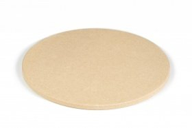 Gartenwelt Riegelsberger Pierre à pizza ronde de qualité supérieure - Diamètre : 38 x 1,5 cm