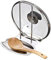 1 porte-couvercle inox, porte-couvercle, porte-cuillère, couteau, cuillère, fourchette, spatule, porte-couverts inox, porte-couvercle