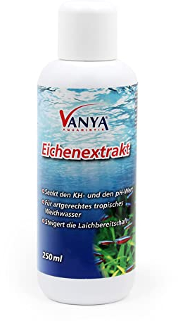 Vanya Eichenextrakt ph Wert Minus Senkung 250ml für tropisches Weichwasser im Aquarium