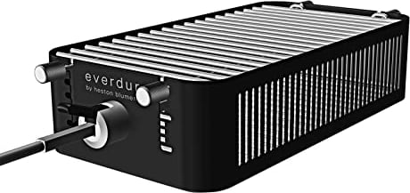 everdure by heston blumenthal Rotisseriekorb für 8mm oder 16mm Spieß I Drehspieß Grillkorb für HUB™, HUB II und Fusion™ I Drehkorb mit Antihaft- und PVD-beschichtetem Gehäuse inkl. Adapter