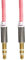 JAFSAL ONLINE 3.5mm Audio Aux Cable- 3.5mm Jack Male to Male Aux lead- Braided Auxiliary Cord- Compatible with Laptop,Smart Phones, iPhone, Ipad, Samsung, Sony, Tablets, Speaker, Headphones-(Pink)