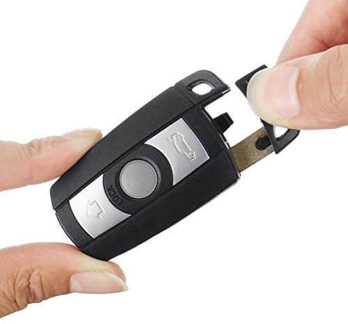 JenNiFer 3 Buttons Remote Key Fob With Lir2025 Charging Battery For Bmw 1 3 5 6 7 Series E90 E92 E93