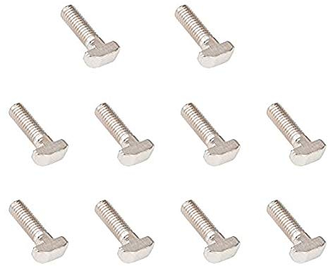 INCREWAY T-Nut Bolzen, 10 Stücke M8*25 T-Mutter Verschluss Werkzeug T-Bolzenschrauben For 40 Series Euro Stand Aluminum Profile