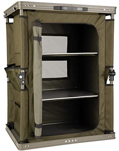Fox Session Storage 60x48x80cm - Tackleschrank für Karpfenzelte, Schrank für Angelzelte, Zelt Regal für Tackle & Kochzubehör