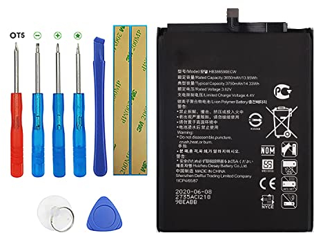 Vvsialeek HB386590ECW Akku Für Huawei Honor 8X, Honor 8X Dual SIM, JSN-AL00, JSN-L21, JSN-L22, JSN-L23, JSN-LX1, JSN-LX2, JSN-LX3 with Toolkit