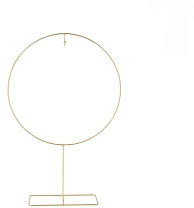 1x Deko-Ring auf Fuß gold klein- 40 cm/Dekoringe/Trockenblumen/Metallringe/Hochzeitsdeko/Hoops/Blumenringe
