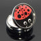 Metall Pillendose Rund, 3 Fächer Tragbare Reise Pille Tablet Container Pillenbox, 50mm Mini Pillenetui Medikamentenbox Organisator
