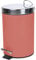 Douceur d'Intérieur, Poubelle à Pédale (3 L) Métalia Terracotta, Métal