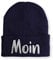 Moin Statement Wintermütze lustiges Statement für den Winter, Farbe: Navy