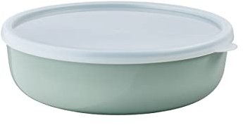 Mepal – Aufbewahrungsbox Kuchen Lumina – Frischhaltedosen mit Deckel für Kühlschrank, Gefrierschrank, Dampfgarer & Mikrowelle – Mikrowellenschüsseln mit Deckel – 2000 ml – Nordic sage