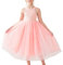 Sunny Fashion Vestito Bambina Rosa Fiore Pizzo Cavezza Principessa Nozze Damigella d'Onore Tulle 10 Anni