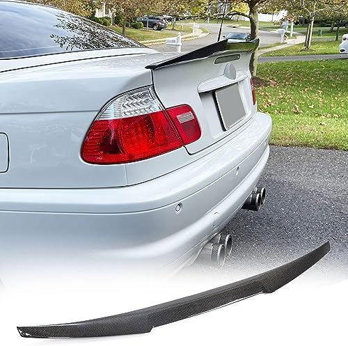 Auto Heckspoiler Spoiler für BMW 3er E46 Coupé 2-Tür 1999-2006, Kratzfeste Spoiler Heckflügel, Kofferraum Spoiler Autodach Rear Spoiler Lippe