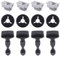 Stoßstangenabdeckung Halter Clip Schrauben Stoßfänger Bolzen mit Unterlegscheibe Befestigungsclip für A3 8P A1 Q5 Q7 TT Golf 4 7 Golf 6 5 Transporter T6 T5 T4 T3 Tour-an Ti-guan Polo Pa-ssat CC Je-tta