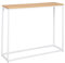 Terra Home Konsolentisch Flyn - Weiß, 100x30x80 cm, Holz, Skandi, Modern, Konsole für Flur oder Wohnzimmer