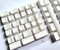 LZYDD Spacebar Enter Shift Ctrl Backspace Arrow ESC PBT Backlit Keycaps for Corsair K63 K65 K68 K70 K95 / Razer 104x / Logitech G710 G610 MX switches Mechanical Keyboards (White)
