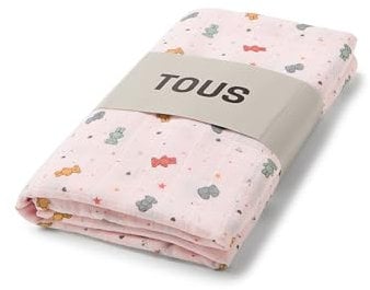 TOUS - Muselina bambú 118x98cm (Charms Rosa)