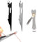 Auswalar 3 PCS Fishing Knot Tying Tool,Line Cutter,Fishing Quick Knot Tool Fly Fishing Angler Accessories Nail Knot Tying Tool for Hooks,Lures and Line