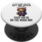 Denglisch Sprüche You're On The Wood Way Katzen Denglisch PopSockets mit austauschbarem PopGrip