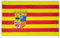 Bandera de Aragón XL para Exterior, 225x150 cm, Reforzada para Balcón con 2 Ojales Metálicos (Aragón, 225x150CM)