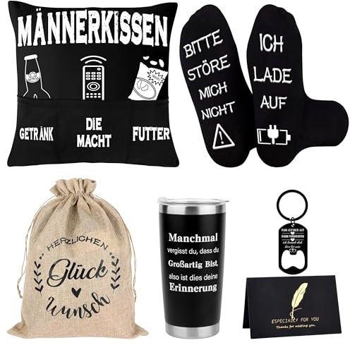 Merclix Geschenke für Männer Weihnachten Geschenkset Männer Geburtstag Ehemann Freund Opa Papa Vatertag Valentinstag Hochzeitstag