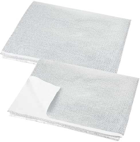 HFYZZ Hitzebeständige Wattierung für Topflappen, 89,9 x 119,9 cm, weicher, wärmereflektierender Stoff, isolierendes Thermofutter, Wattierung zum Quilten, Nähen, Basteln, Topflappen, 2 Stück
