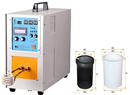 Horno calentador de inducción de alta frecuencia de 15KW, horno de fusión de enfriamiento, soldador de hierro, tratamiento térmico, forja, horno de alta frecuencia,Herramientas Mecanico(15kw,Type2)