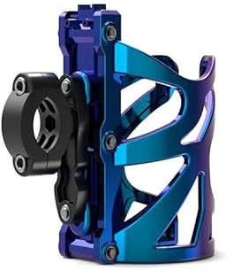 MXQCLSA Getränkehalter Motorrad, für Harley Davidson XL 883 Sportster 360 Grad Rotation Trinkflaschenhalter Kompatibel mit 55–75 mm Durchmesser Becher,B