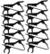 Yardwe Lot De 10 Pinces À Cravate Pour Micro Pinces Multiples Pinces À Cravate Pinces À Cravate Pinces À Cravate Pinces À Tissu Cravate Pince