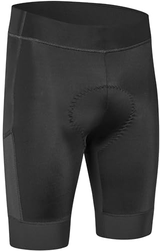 GripGrab Ride Fahrradhose Herren Gepolstert - Sommer Radhose ohne Träger | Bequeme trägerlose Radlerhose mit Elastic Interface Sitzpolster und praktischer Beintasche für MTB, Gravel und Rennrad